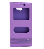 General Mobile 6 Kılıf Elite Kapaklı Kılıf (Mor)