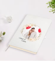 Kendin Tasarla Cilt Bezi Kapaklı Defter-2 (Beyaz)