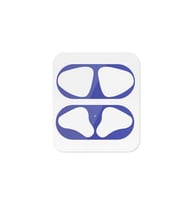 Apple Airpod 1. / 2. Nesil Kulaklık İçi Kir Toz Önleyici Sticker (Lacivert)