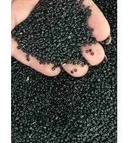 1 MM 100 GR DELİKLİ KUM BONCUK OYA YAZMA TAKI BONCUĞU (Siyah)