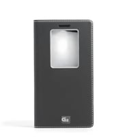 LG G2 Kılıf Dolce Kapaklı Kılıf (Siyah)