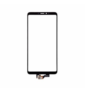Xiaomi Mi Max 3 Dokunmatik Okalı Ön Cam Touch Lens Orjinal Kalite (Siyah)