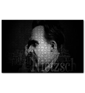 Cakapuzzle Friedrich Nietzsche Portre SB  Puzzle Yapboz MDF (Ahşap) (255 Parça)