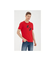 U.S. POLO ASSN. ERKEK T-SHİRT G081SZ011-0-1824946 (Kırmızı)