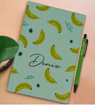 BK Gift Kişiye Özel İsimli Su Yeşili Sert Kapaklı Defter ve Tükenmez Kalem Seti, Arkadaşa Hediye, Yeni İş Hediyesi, Doğum Günü Hediyesi (Model 13)