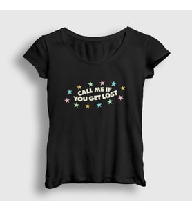 Presmono Kadın Haki Call Me If You Get Lost Tyler The Creator T-Shirt 489392tt (Siyah)