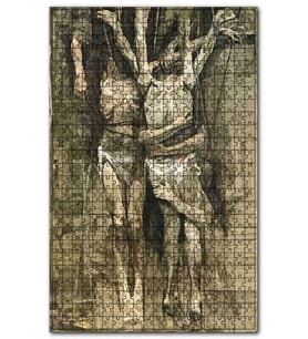 Cakapuzzle Çarmıha Gerilmiş Bedenler Puzzle Yapboz MDF (Ahşap) (1000 Parça)