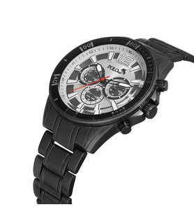 Polo Air Lüx Metal Erkek Kol Saati PL-0971Ex (Beyaz-Siyah)