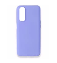 Realme 7 Kılıf Kamera Korumalı Silikon Rubber Arka Kapak (Lila)