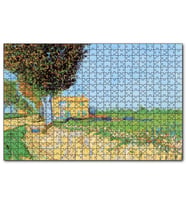 Cakapuzzle Vincent Van Gogh Lane Near Arles  Puzzle Yapboz MDF (Ahşap) (255 Parça)