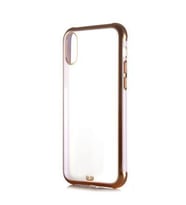 Apple iPhone 12 Pro Max Kılıf Kamera Korumalı Kenarları Renkli Şeffaf Voit Silikon (Mor)