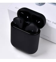 i12 TWS Dokunmatik Kablosuz Bluetooth Kulaklık (Siyah)