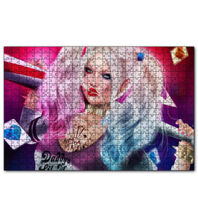 Cakapuzzle  Harley Quinn Iskanbil  Puzzle Yapboz MDF (Ahşap) (255 Parça)