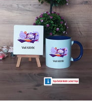 Bilgisayar Mühendisi Dekoratif Taş, Kupa Bardak Kırmızı Hediye (Model 2)