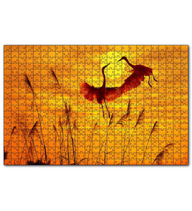 Cakapuzzle Günbatımında Balıkçılların Dansı  Puzzle Yapboz MDF (Ahşap) (1000 Parça)
