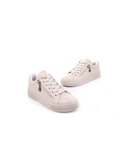 Papuç Sepeti 2599 Kadın Günlük Sneaker Ayakkabı (Krem)