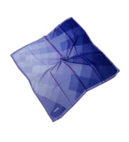 Mısırlı Eşarpları Emprime Kristal Eşarp (Mavi)
