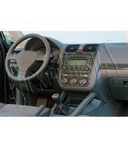 Meriç® VW Golf 5 Ön Torpido Kaplama Analog Klima Maun 16 Parça 2003-2008 (Piano Black)