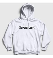 Presmono Unisex Beyaz Logo V2 Septicflesh Kapüşonlu Sweatshirt 172780tt (Beyaz)