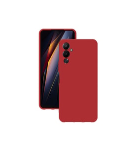 Tecno Pova 4 Kılıf Kamera Korumalı Silikon Rubber Arka Kapak (Kırmızı)