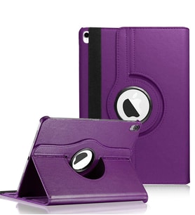 Microsonic Apple iPad 11'' 2018 (A1980-A2013-A1934-A1979) Kılıf 360 Dönerli Stand Deri (Mor)