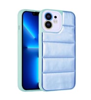 Apple iPhone 12 Kılıf Airbagli Renkli Zore Seksek Kılıf (Mavi)