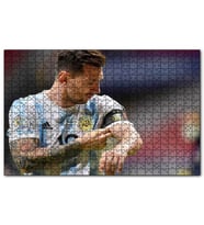 Cakapuzzle Kaptan Messi Arjantin Milli Şampiyonu Puzzle Yapboz MDF (Ahşap) (1000 Parça)