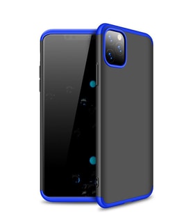 Microsonic Apple iPhone 11 Pro Max (6.5'') Kılıf Double Dip 360 Protective (Mavi)
