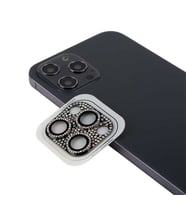 Apple iPhone 13 Pro Max CL-08 Kamera Lens Koruyucu (Siyah)
