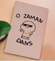 BK Gift Esprili Tasarım Serisi Sert Kapaklı Pudra Pembesi Defter, Arkadaşa Hediye, Yeni İş Hediyesi, Doğum Günü Hediyesi, Anı Defteri (Model 3)