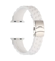 Apple Watch 38mm KRD-72 Silikon Kordon (Beyaz)