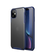 Microsonic Apple iPhone 11 (6.1'') Kılıf Frosted Frame (Lacivert)