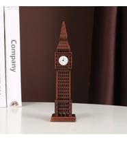 Winter House Vintage Metal Big Ben Saat Kulesi - Londra'nın Simgesi (Bakır)