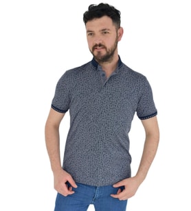 Erkek Polo Yaka Tişört R4230 BGL-ST02780 (Lacivert)
