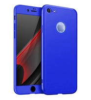 Apple iPhone 6 Plus Uyumlu GKK Kılıf 360 Derece Tam Koruma (Mavi)