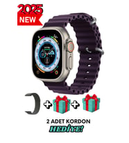Akıllı Saat Watch ULTRA2 49MM Kordon Hediyeli - Son Versiyon (Mor)