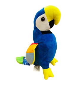 Peluş Oyuncak Papağan 35 cm (Mavi)