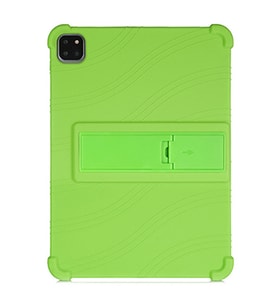 ALLY iPad Air 4 10.9 İnç Standlı Silikon Kılıf (Yeşil)