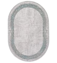 Black&Brown 11298 Oval Halı (Yeşil)