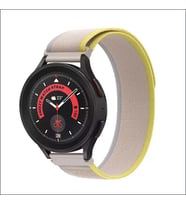 Huawei Watch GT 3 Elegant – Active 42mm Uyumlu 20mm Wander Trail Loop Kordon (Sarı)