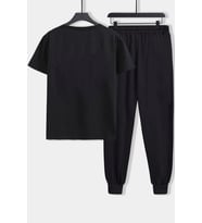 Unisex Brooklyn Baskılı 2'li Eşofman Takımı (Kırmızı)