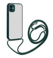 ALLY iPhone 12 6.1 Askılı Koruyucu Silikon Kılıf (Yeşil)