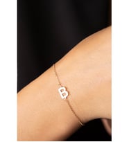 HARF BİLEKLİK 925 AYAR GÜMÜŞ (Rose)