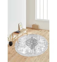 Dijital Baskılı Kaymaz Taban Yıkanabilir Yuvarlak Salon Halısı Koridor Halısı Paspas NDY-SD-1125 (Çok Renkli)