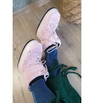 120 6001 Topukla Kadın Moon Bot (Pembe)