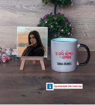 Sosyal Hizmet Uzmanı Fotoğraflı Dekoratif Taş, Kupa Bardak Beyaz Hediye (Model 9)