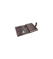 Organizer Ajanda Kılıflı Tarihsiz Çizgili 160 Yaprak 17x24 Defterli Dilli Mıknatıslı Rainbow Vegan 20x26 cm (KAHVE)