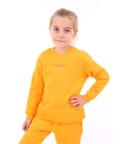 Toontoy Kız Çocuk Nakışlı Sweatshirt (Oranj)