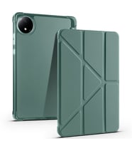 Xiaomi Redmi Pad SE 8.7 Kılıf Kalem Bölmeli Standlı Smart Cover  (Koyu Yeşil)