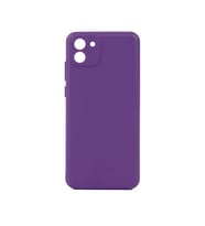 Samsung Galaxy A03 Kılıf Biye Yumuşak Silikon Case (Mor)